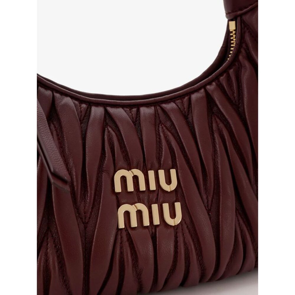 Miu Miu Women Wander Quilted Leather Shoulder Bag - Picture 5 of 5